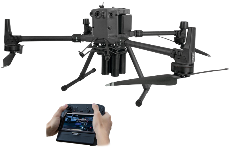 6 Bullets Smoke Grenade Tear Gas Launcher for Done M300RTK Compatible (3)