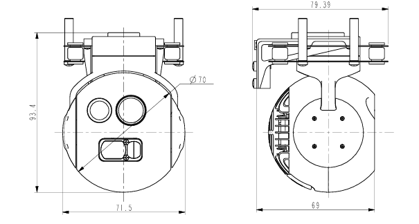 S070TB两轴三光吊舱 S070TB两轴三光吊舱