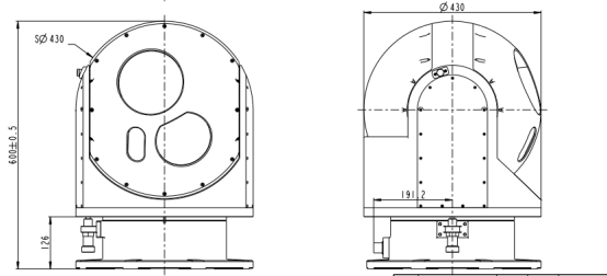 ZT430TA两轴三光转台 ZT430TA两轴三光转台