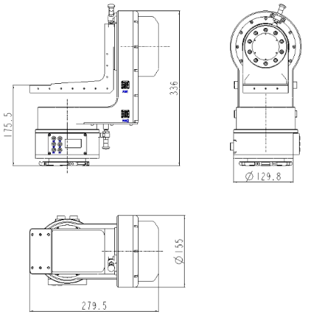 SP026A两轴伺服稳定平台 SP026A两轴伺服稳定平台